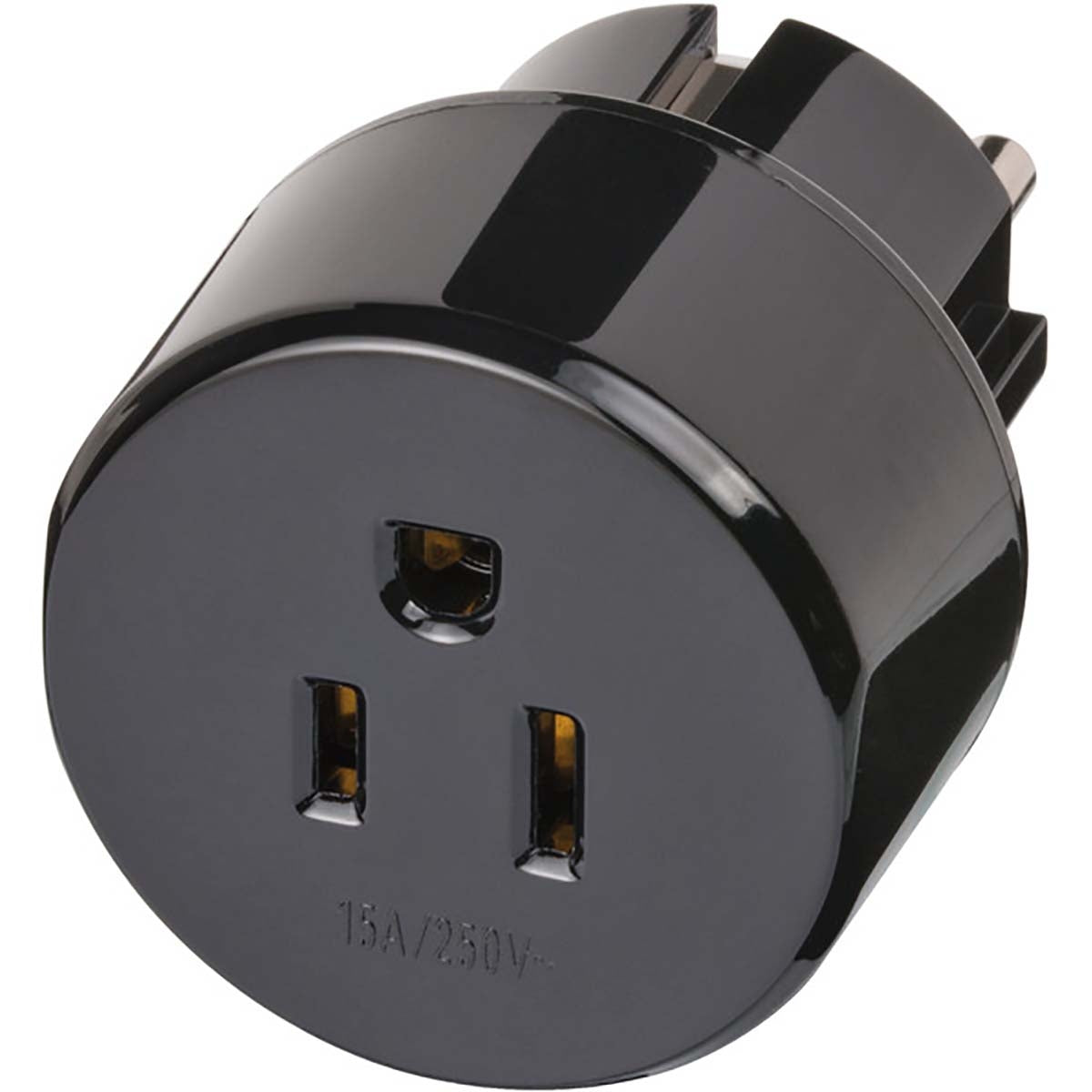 Travel Adapter USA / Japan-to-Europe Earthed