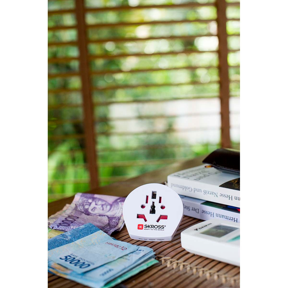 Travel Adapter World-to-Europe Grounded