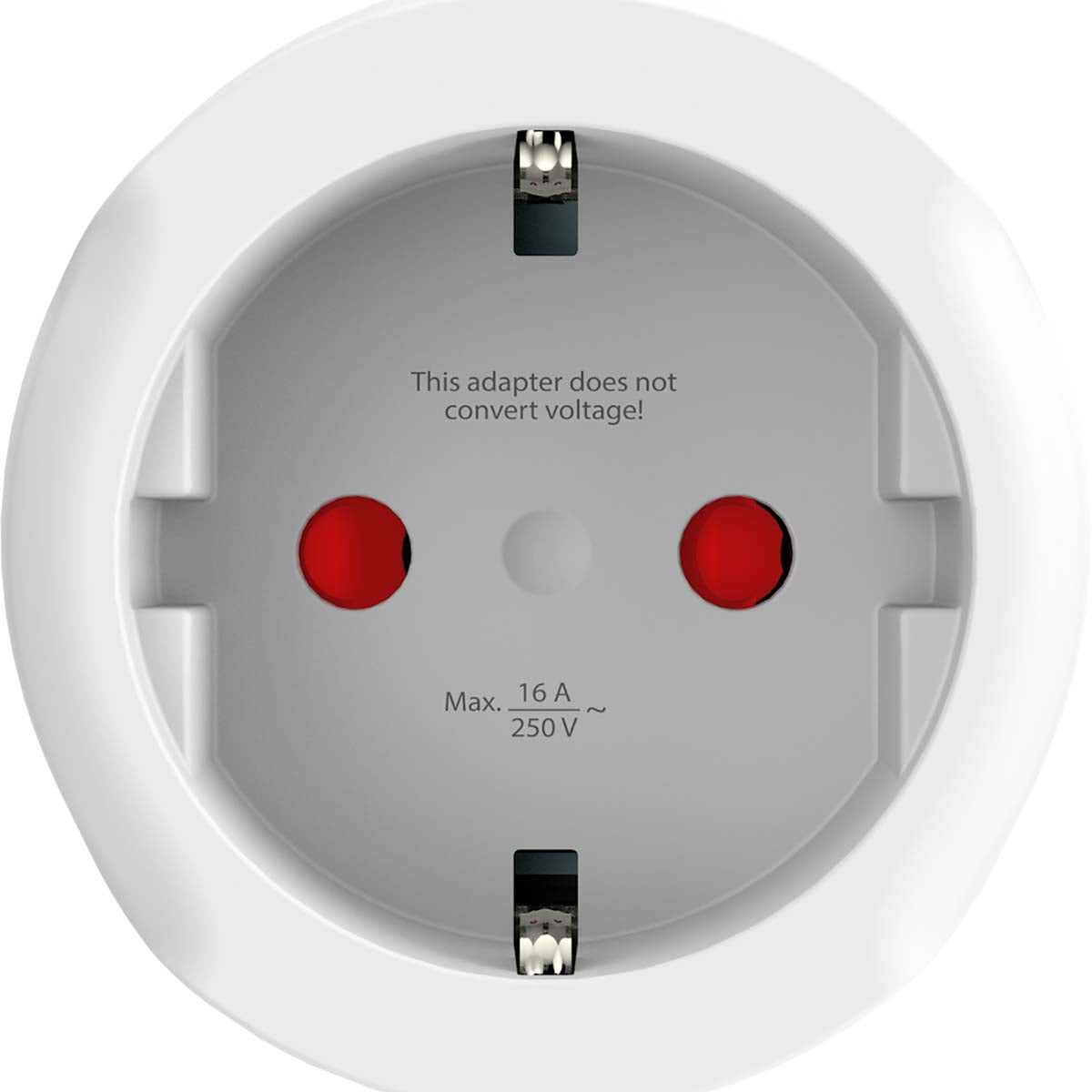 Travel adapter Europe to Switzerland + Italy + Brazil - For 2- and 3-pole devices (grounding or Euro-plug)