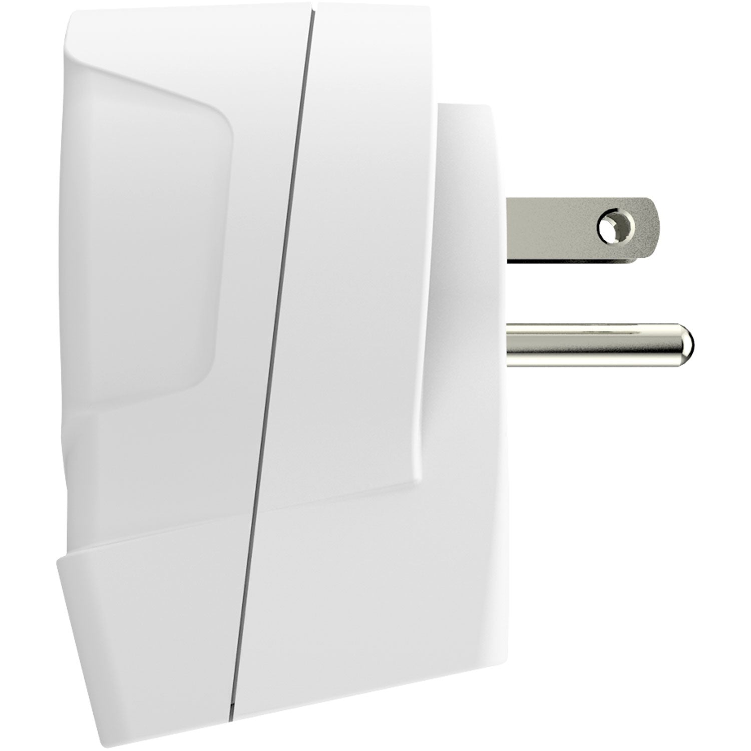 Travel adapter Europe to USA etc. 2xUSB-A 12W Grounded