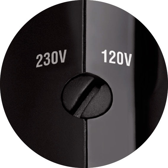 Travel hair dryer 120-230V RVDR5305