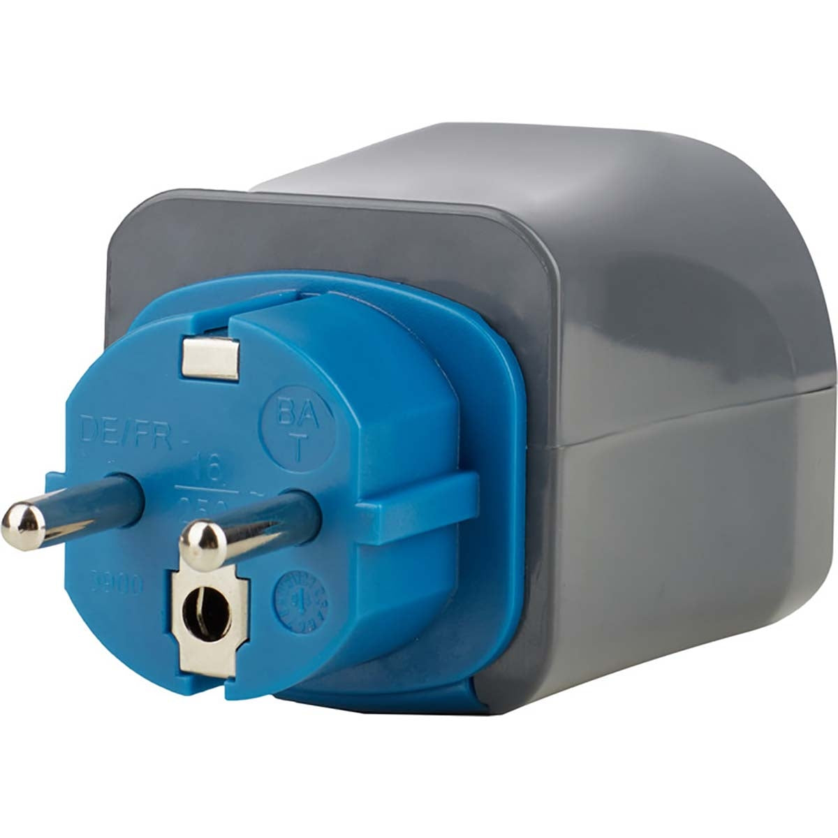 Travel plug set / travel adapter set (travel socket adapter with various accessories for more than 150 countries (7 x plug inserts) black