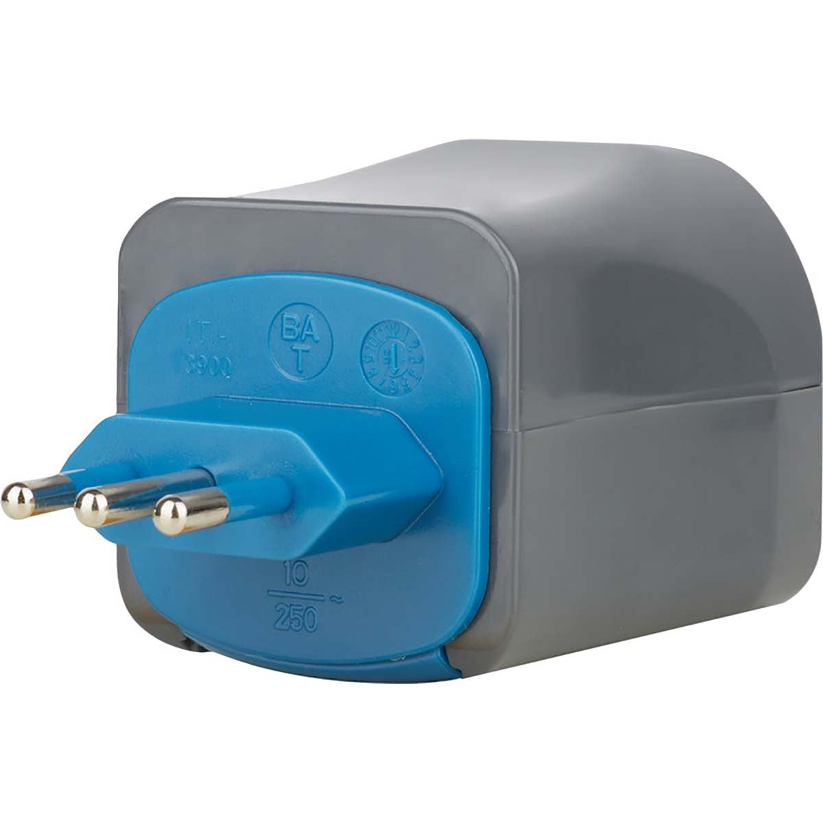 Travel plug set / travel adapter set (travel socket adapter with various accessories for more than 150 countries (7 x plug inserts) black