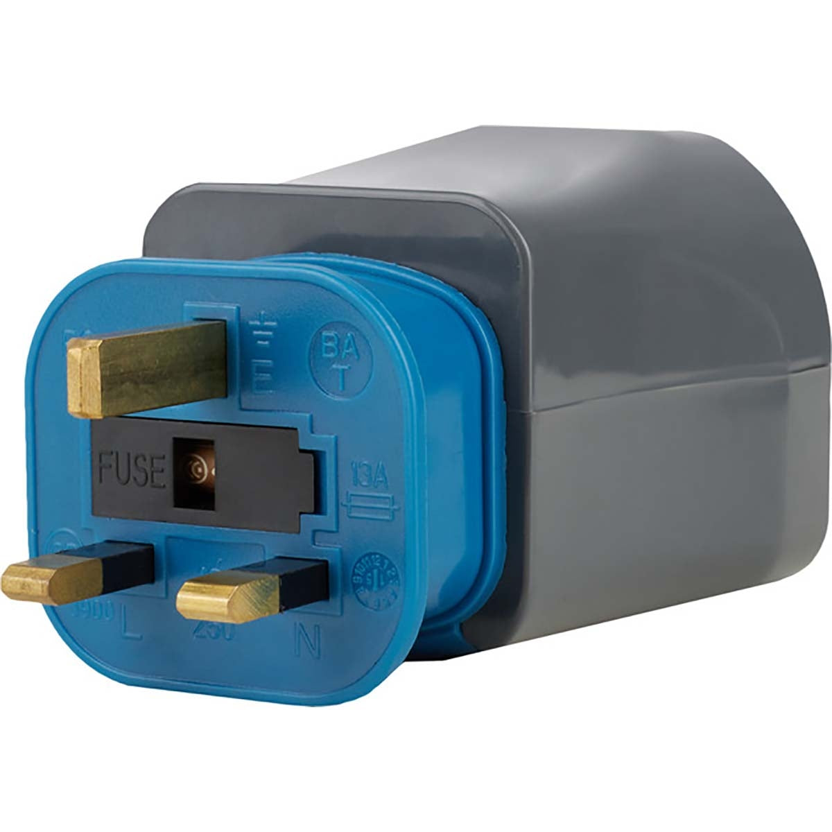 Travel plug set / travel adapter set (travel socket adapter with various accessories for more than 150 countries (7 x plug inserts) black