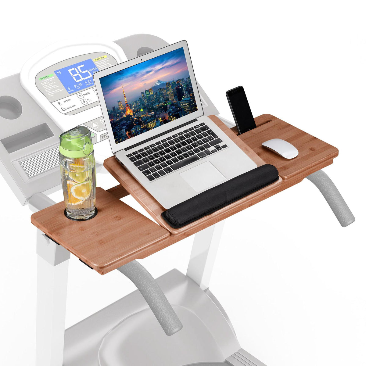 Treadmill Laptop Desk – Ergonomic Bamboo Workstation