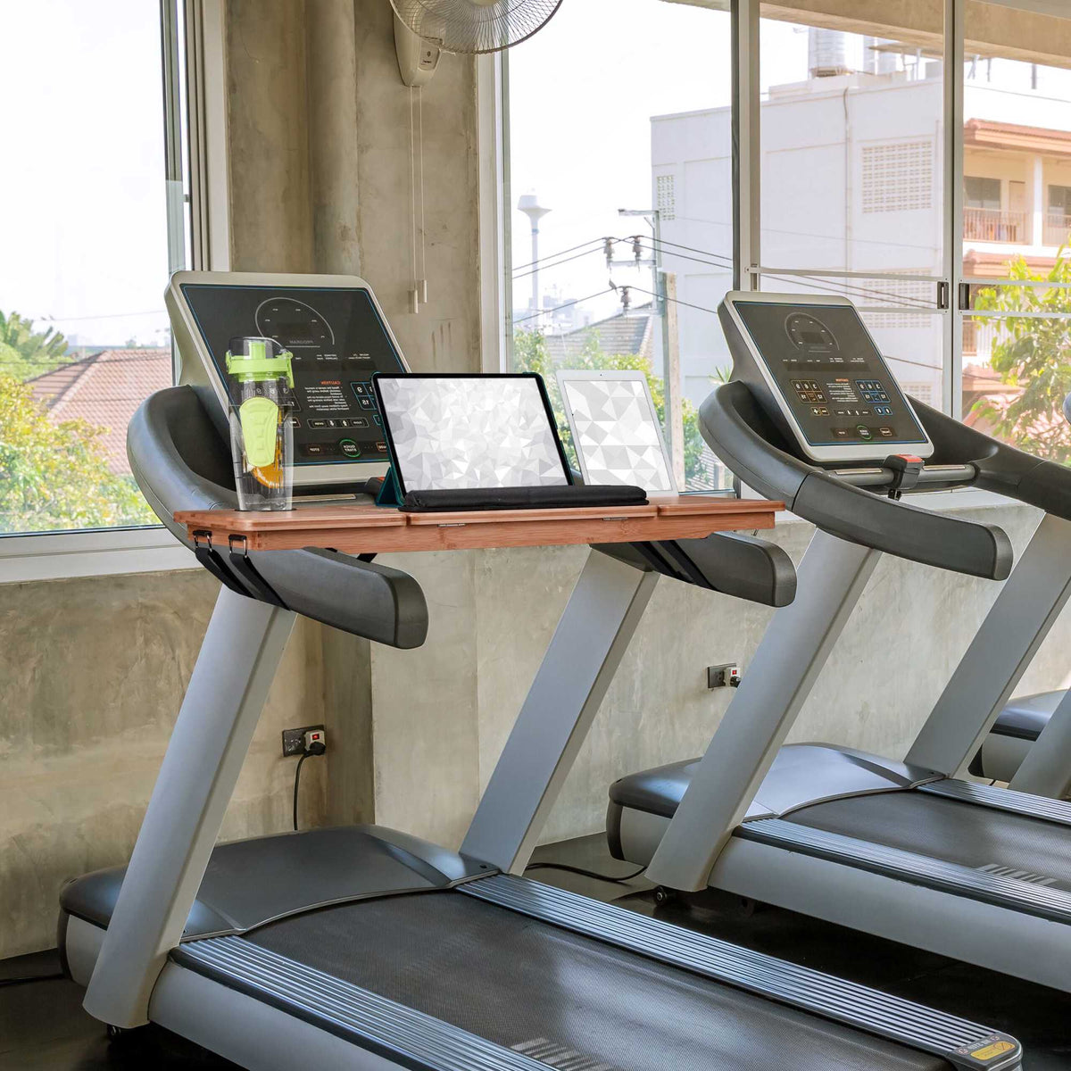 Treadmill Laptop Desk – Ergonomic Bamboo Workstation