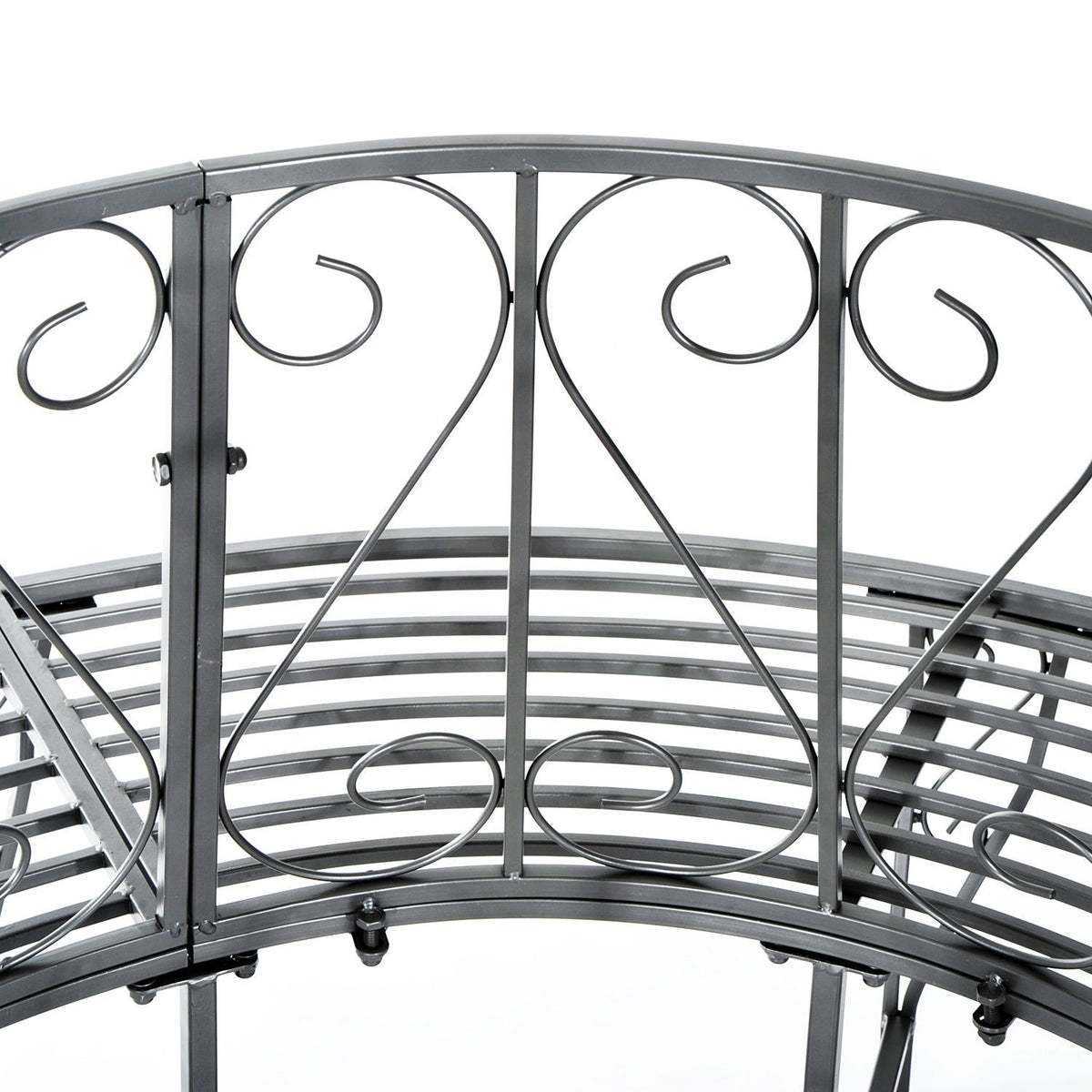 Tree Bench Round Bench 360° Garden Bench Seat Tree Benches Metal ∅160Cm
