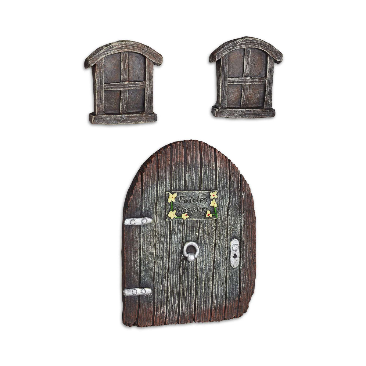 Trees with fairy doors