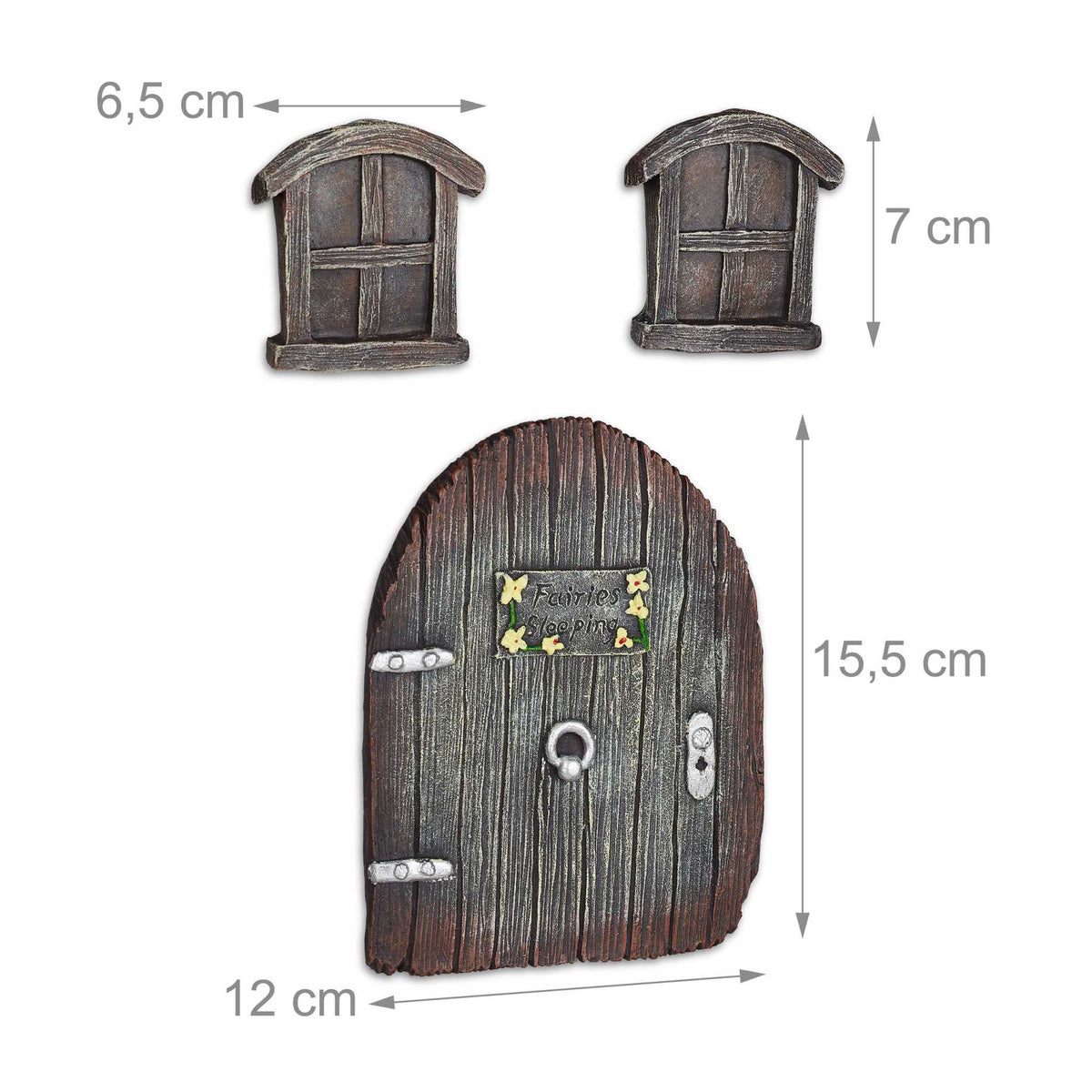 Trees with fairy doors