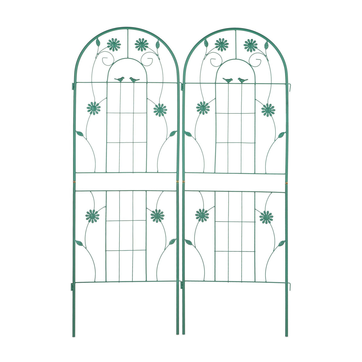 Trellis 150 cm set of 2 green