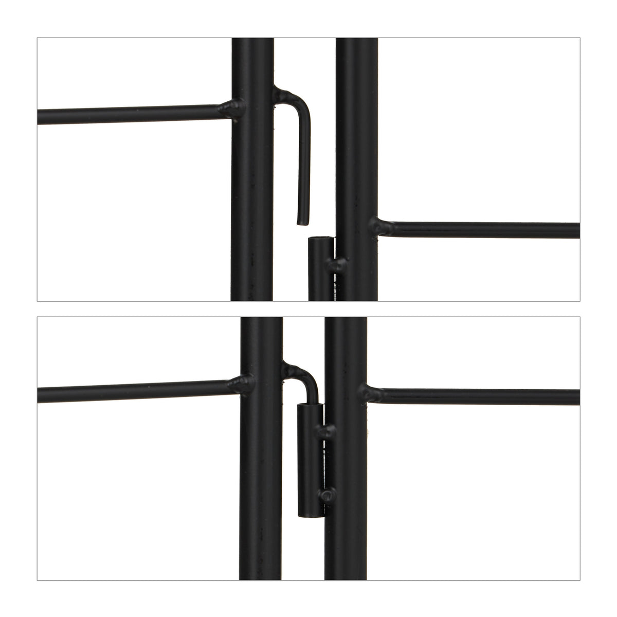 Trellis 180 cm set of 2 black