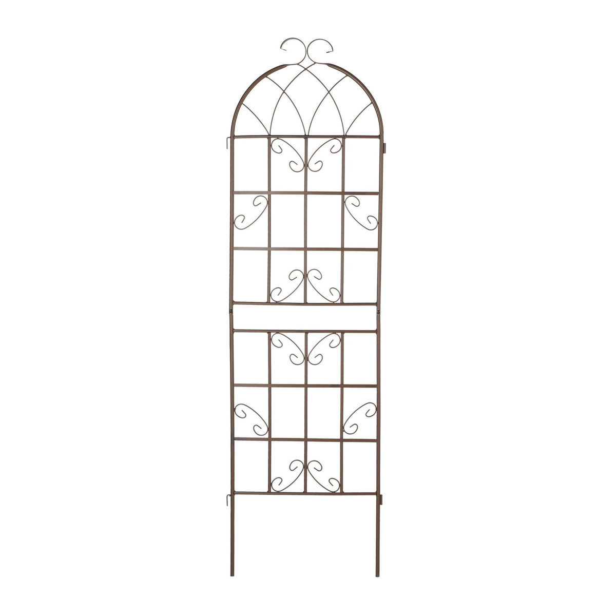 Trellis 180 cm set of 2 brown
