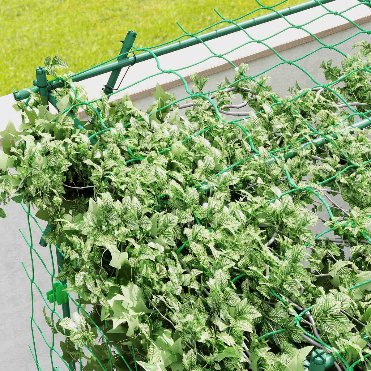 Trellis made of stainless steel trellis with triangular support design 223x223x223 cm rose arch for climbing plants garden trellis for houseplants plant trellis for vegetables flowers green
