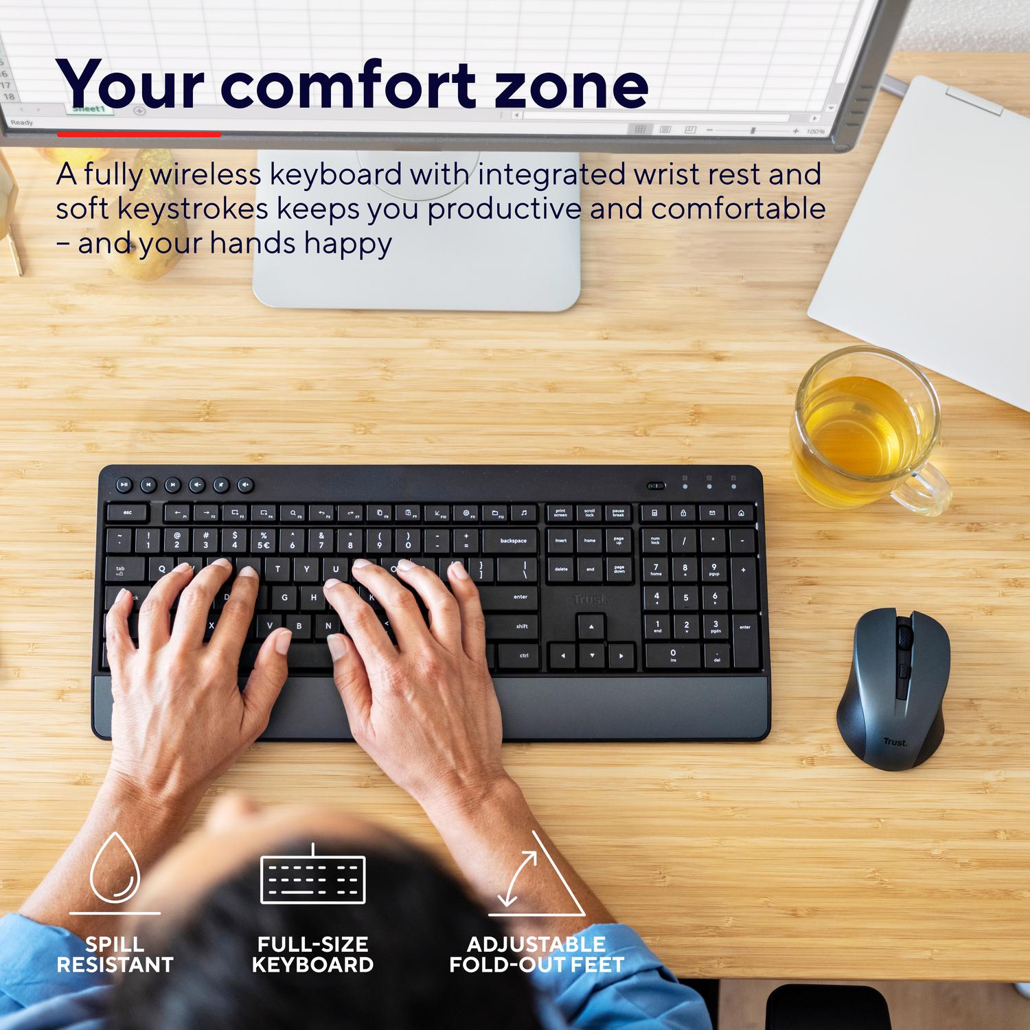 Trezo Wireless keyboard and mouse Eco design