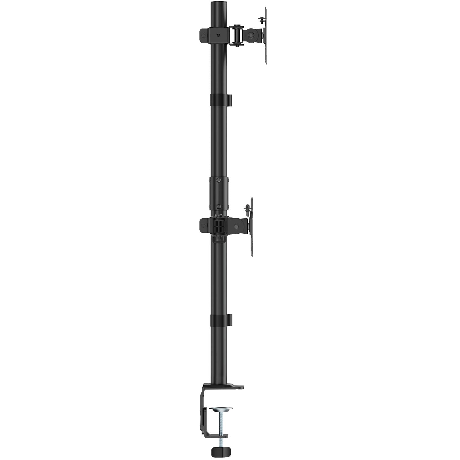 Triple Monitor Mount 17–32" Adjustable Arms, Black