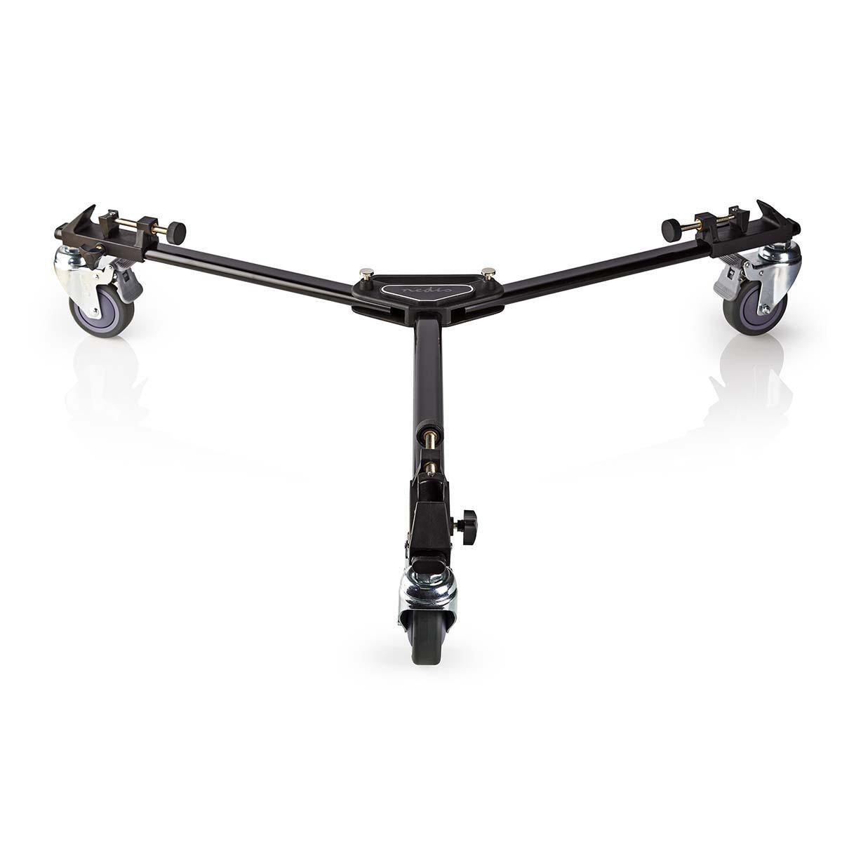 Tripod Dolly | Maximum load capacity: 20.0 kg | Tripod diameter range: 29.0 mm | Suitcase included | Leg Lock | Aluminum | Black