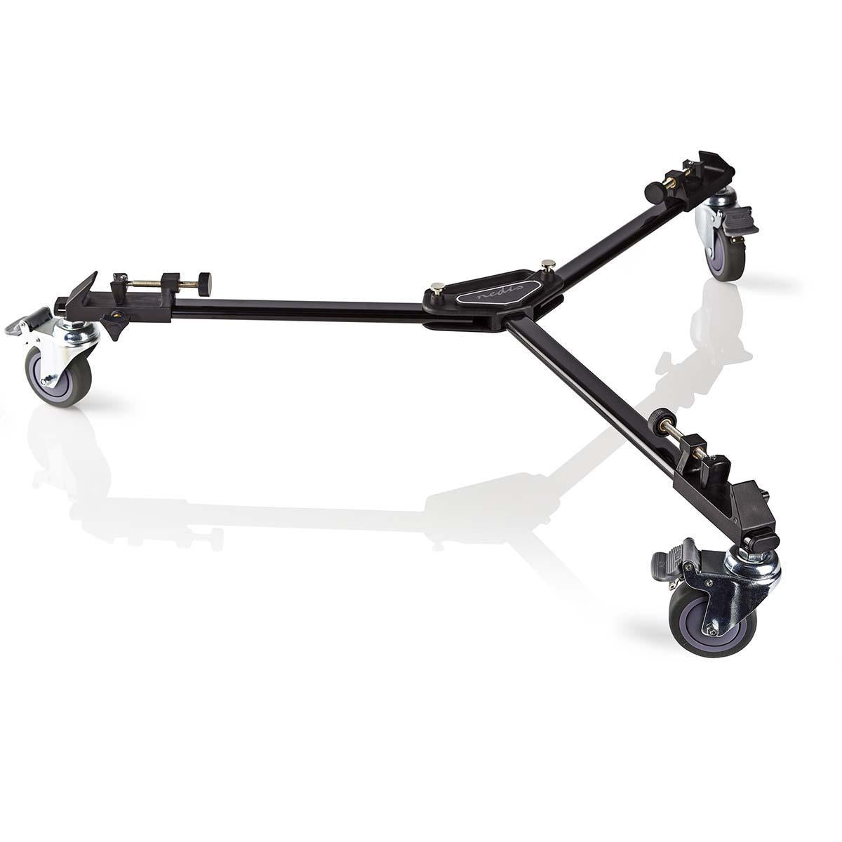 Tripod Dolly | Maximum load capacity: 20.0 kg | Tripod diameter range: 29.0 mm | Suitcase included | Leg Lock | Aluminum | Black
