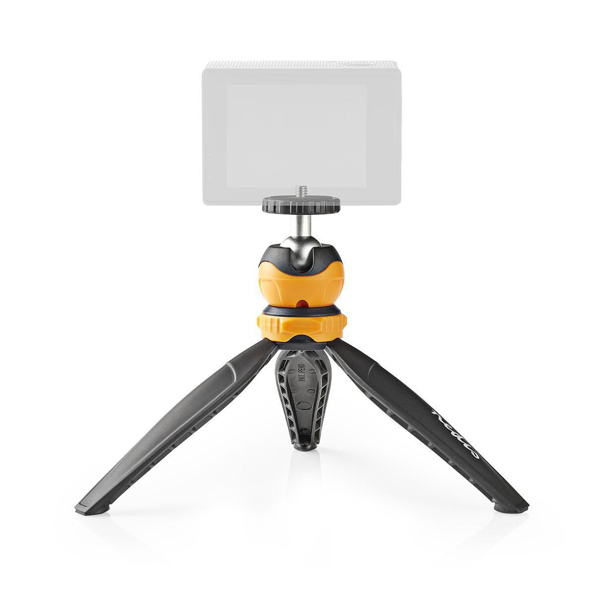 Tripod | Maximum load capacity: 1.5 kg | Minimum working height: 11.0 cm | Maximum working height: 16.0 cm | 1 Segment | Fixed | Suitcase included | ABS / Nylon | Orange / Black
