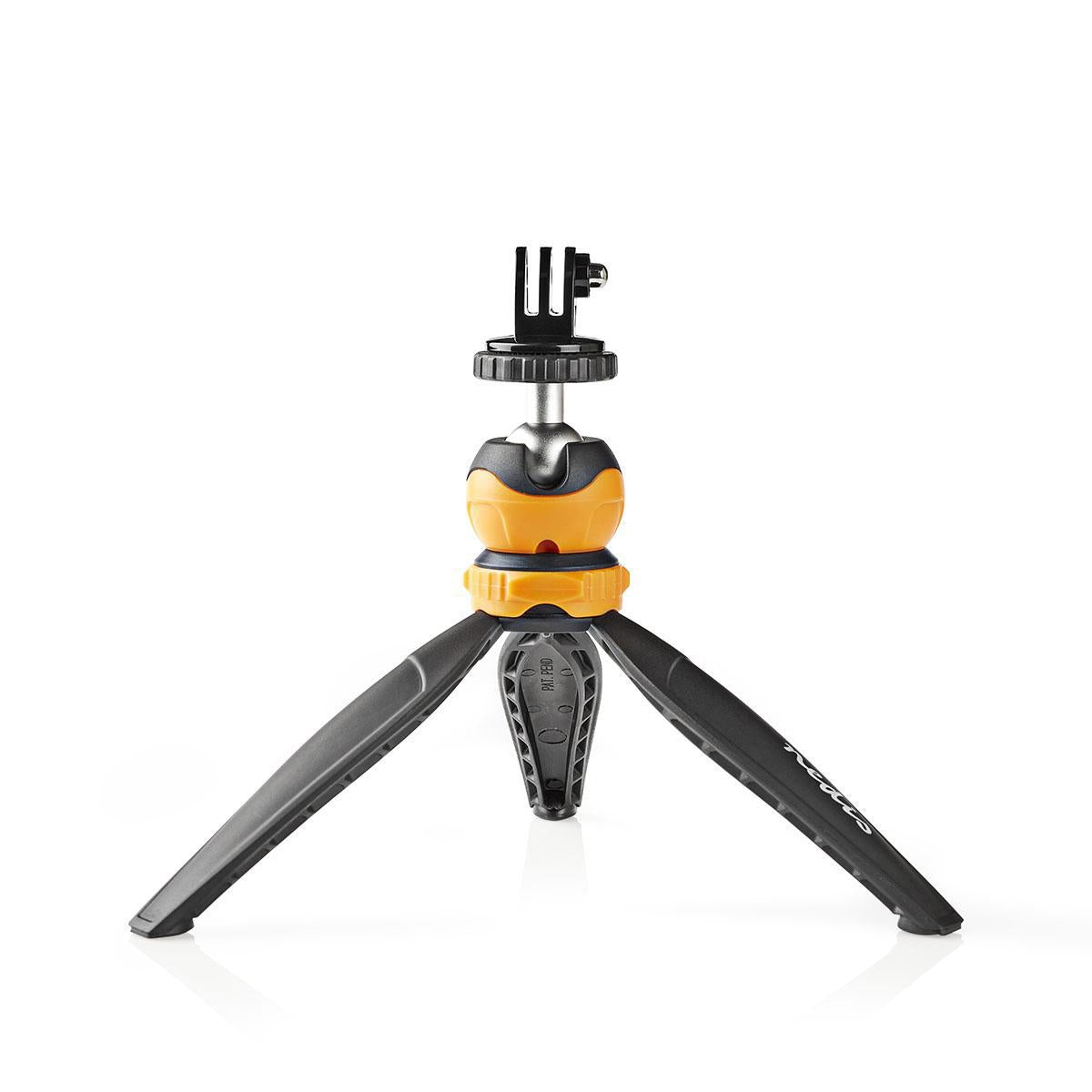 Tripod | Maximum load capacity: 1.5 kg | Minimum working height: 11.0 cm | Maximum working height: 16.0 cm | 1 Segment | Fixed | Suitcase included | ABS / Nylon | Orange / Black