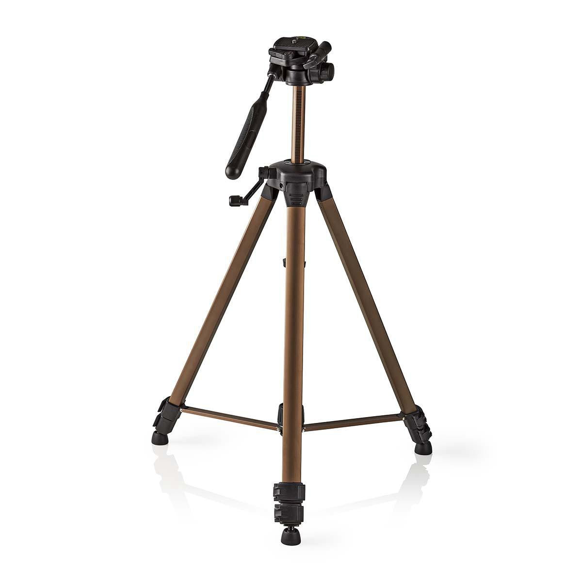 Tripod | Maximum load capacity: 4.0 kg | Minimum working height: 62.5 cm | Maximum working height: 163.0 cm | 3 Segment | Pan & Tilt | Suitcase included | Self-adjusting feet | ABS / Aluminum | Bronze / Black