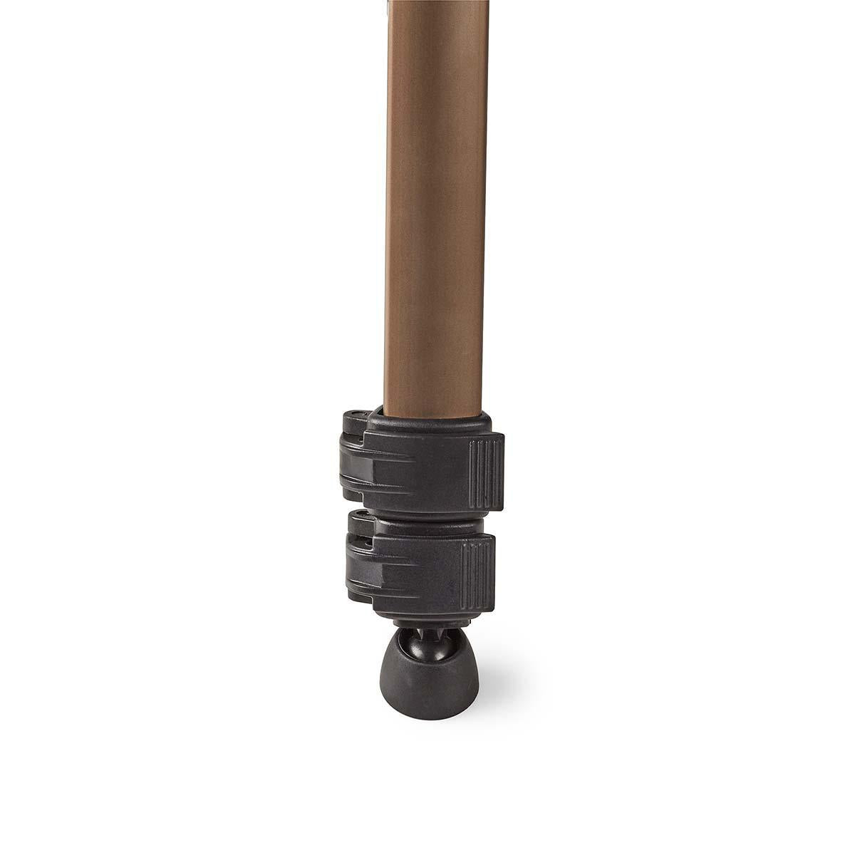 Tripod | Maximum load capacity: 4.0 kg | Minimum working height: 62.5 cm | Maximum working height: 163.0 cm | 3 Segment | Pan & Tilt | Suitcase included | Self-adjusting feet | ABS / Aluminum | Bronze / Black