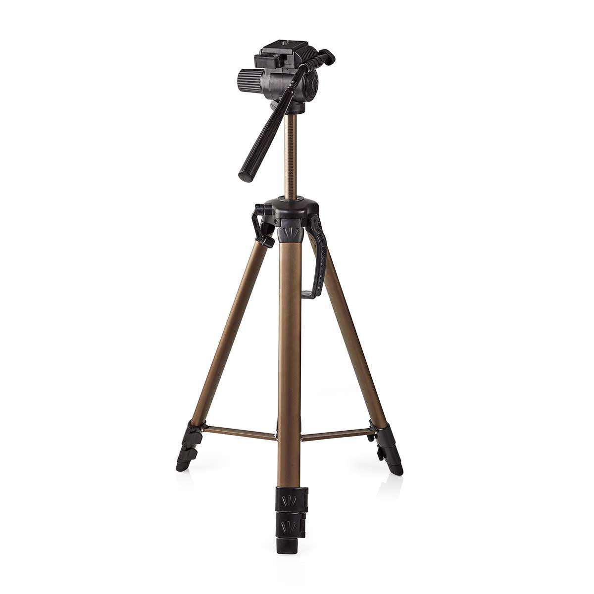 Tripod | Maximum load capacity: 4.0 kg | Minimum working height: 64.0 cm | Maximum working height: 161.0 cm | 2 Segment | Pan & Tilt | Suitcase included | ABS / Aluminum | Bronze / Black