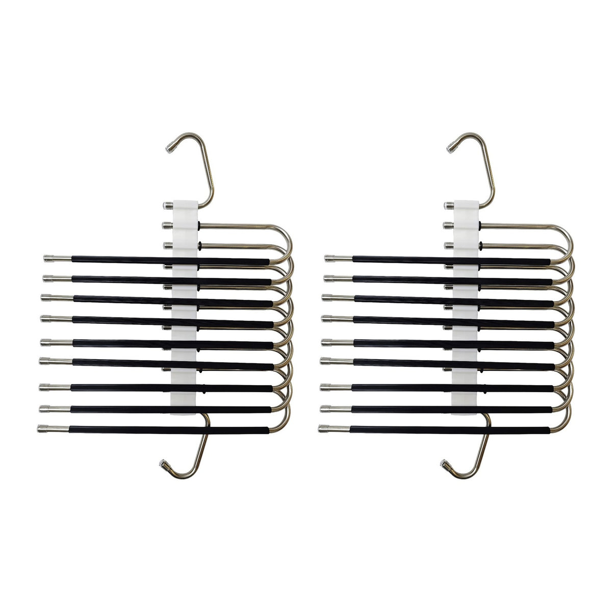 Trouser Hangers, Non-Slip, Space-Saving, 2 Pack