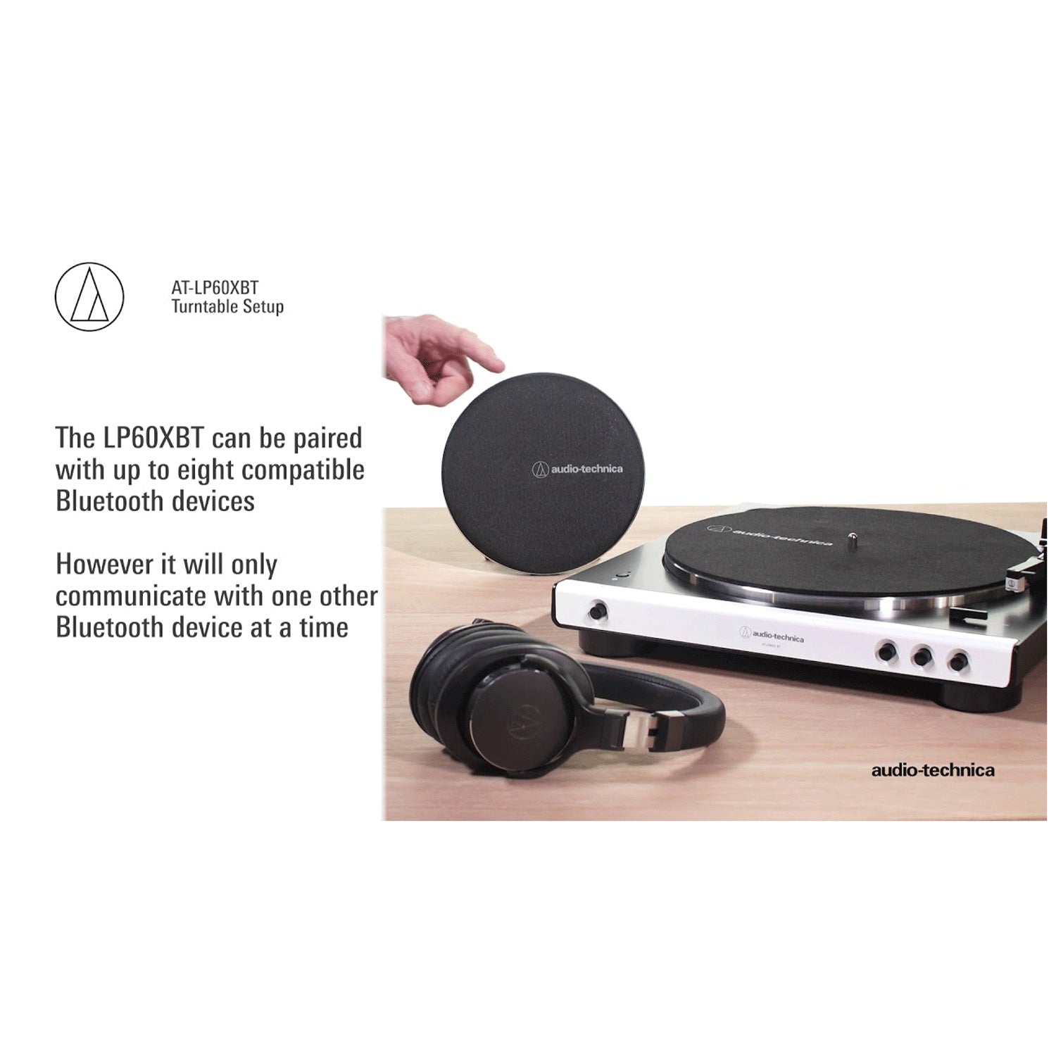 Turntable with Bluetooth Black