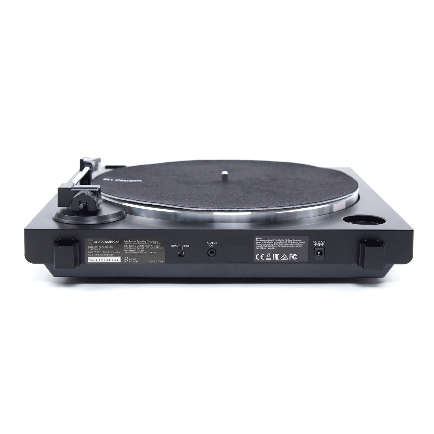 Turntable with Bluetooth Black