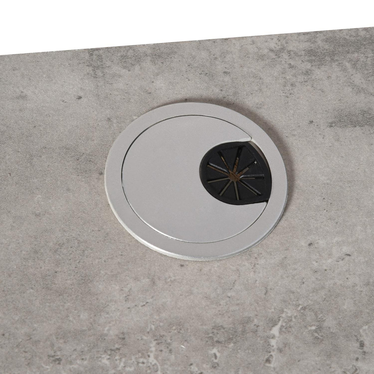 Tv Lowboard Hanging Board, Hanging Multimedia Wall Shelf, Tv Rack, Multimedia Console, Chipboard, Cement Gray