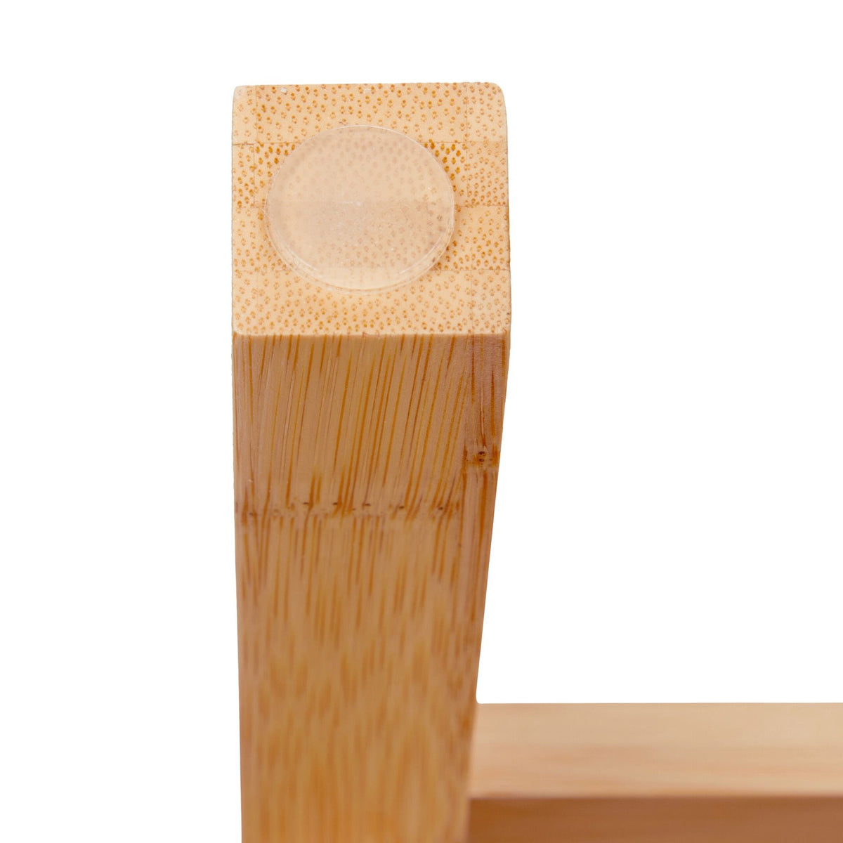 Two-part step stool made of bamboo