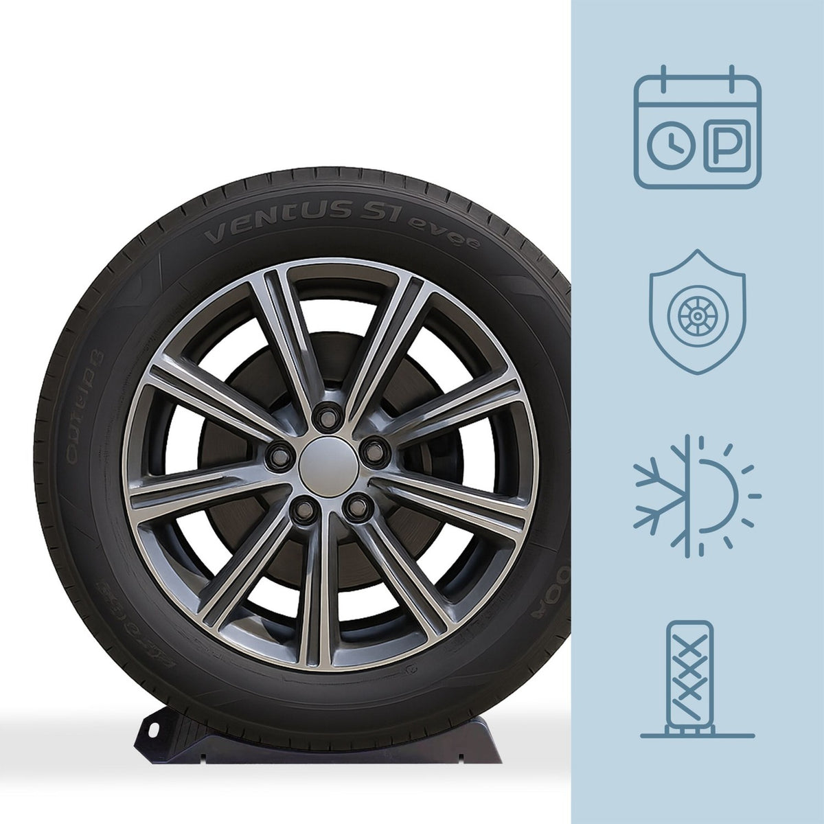 Tyre Protectors, 2 Pack – Prevent Flat Spots