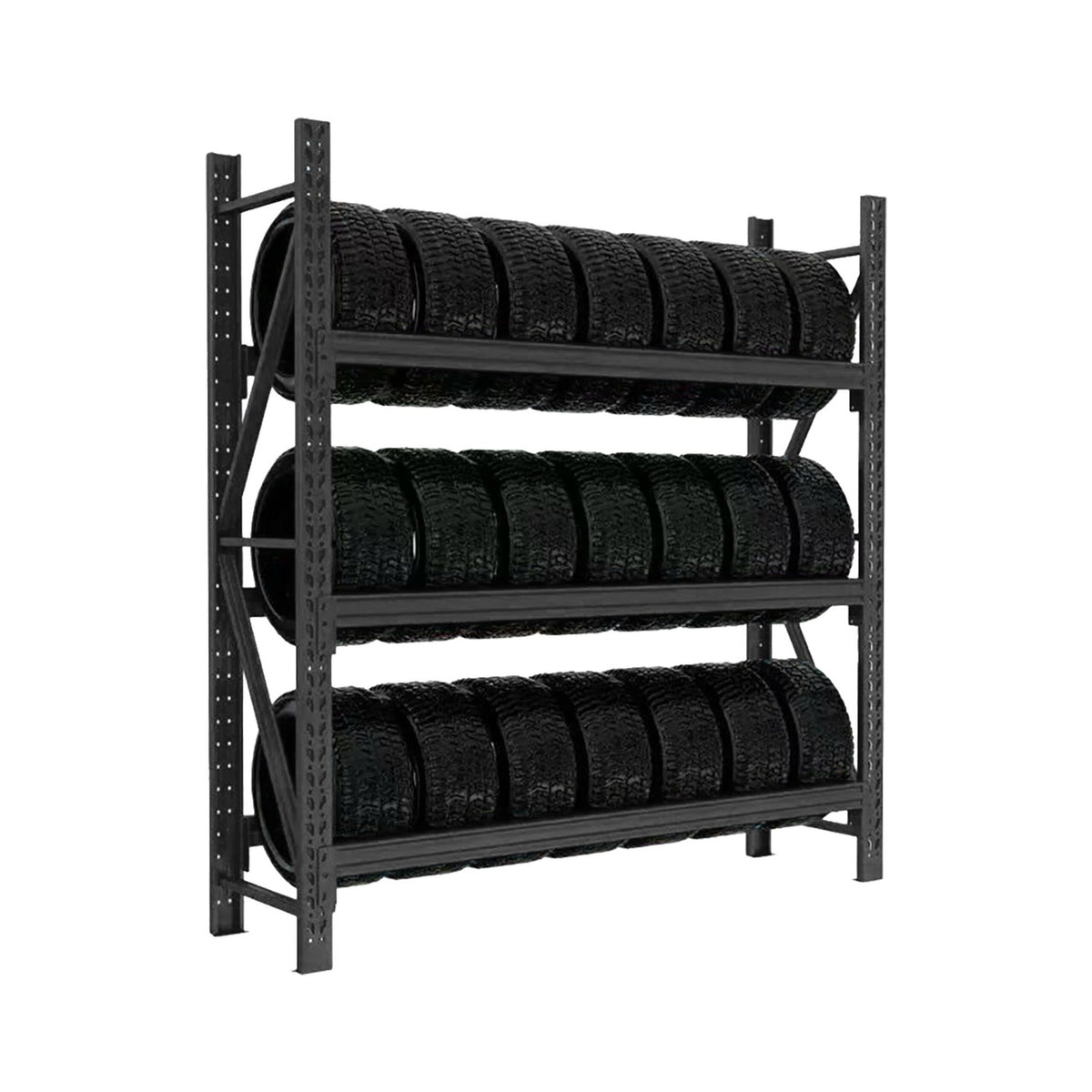 Tyre Rack for 21 Car Tyres – Adjustable Storage