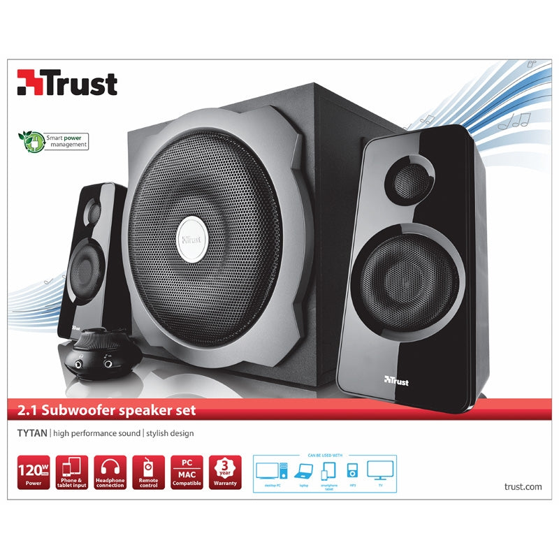 Tytan 2.1 Speaker, Black
