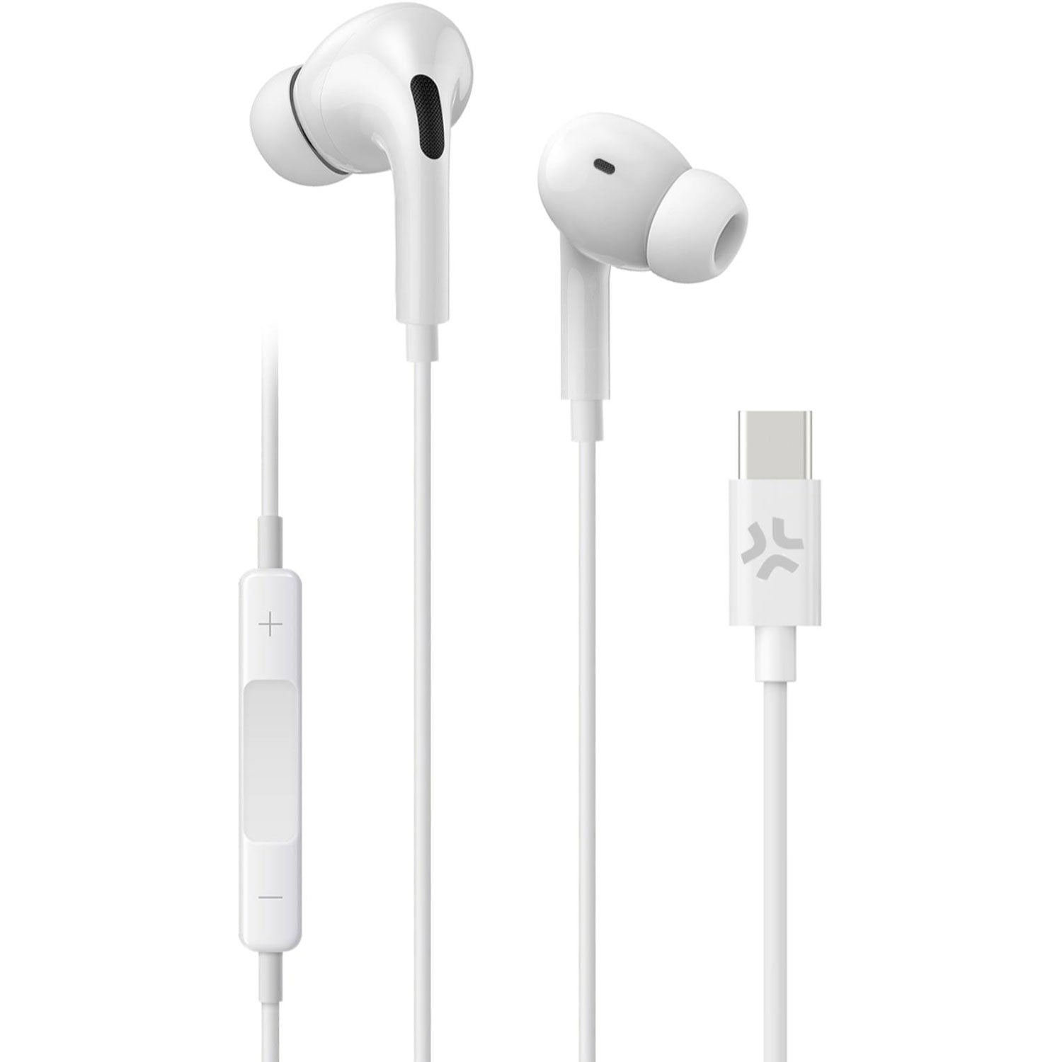 UP1200 Stereo Headset In-Ear USB-C White