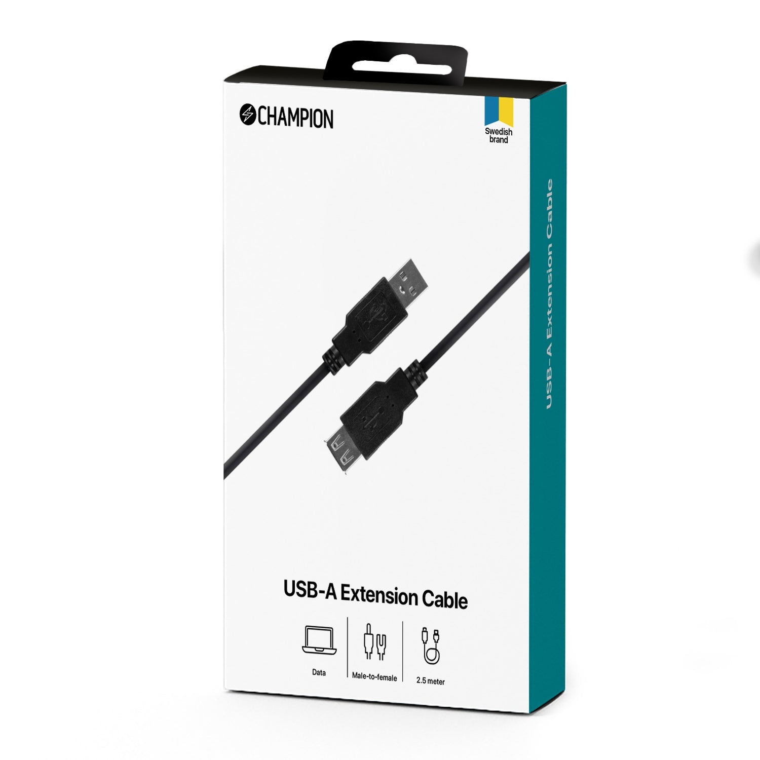 USB 2.0 Extension cable A->A 2.5m