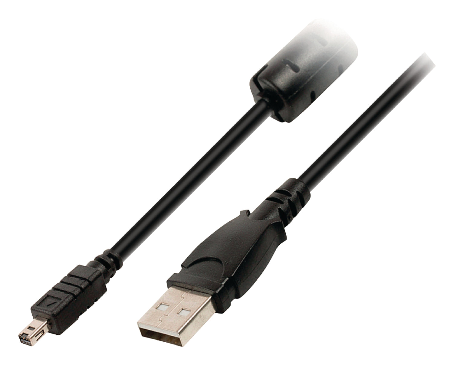 USB 2.0 cable USB A male - Minolta 8-pin male connector 2.00 m Black