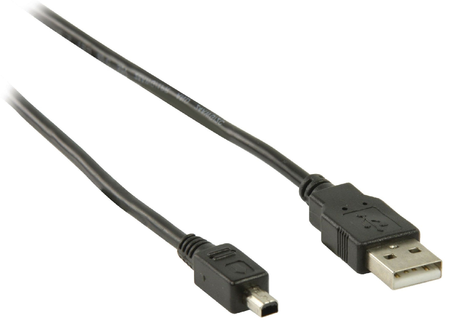 USB 2.0 cable USB A male - Mitsumi 4-pin male connector 2.00 m Black