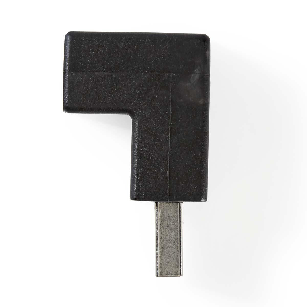 USB-A Adapter | USB 2.0 | USB-A Male | USB-A Female | 480 Mbps | Round | Nickel Plated | PVC | Black | Box
