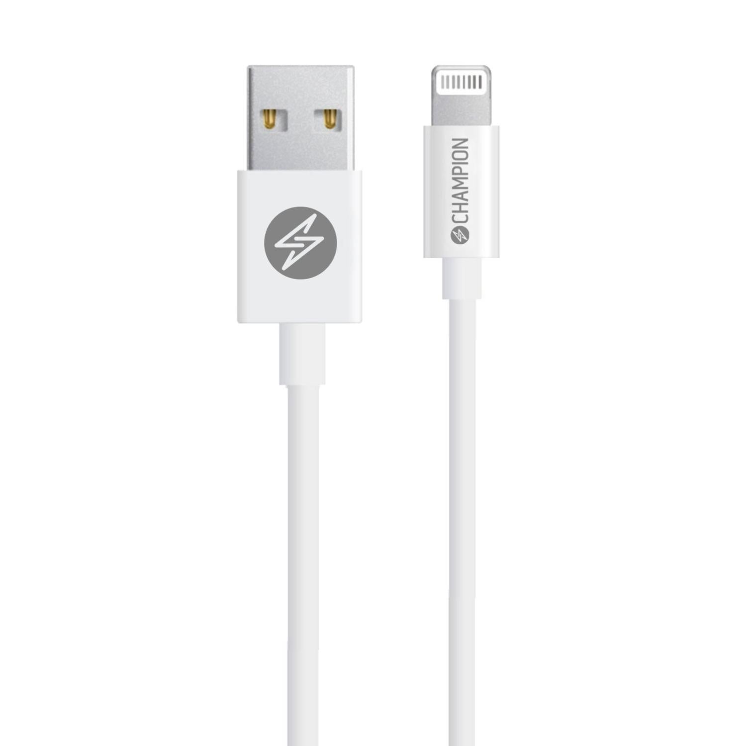 USB-A to Lightning Cable 1m White