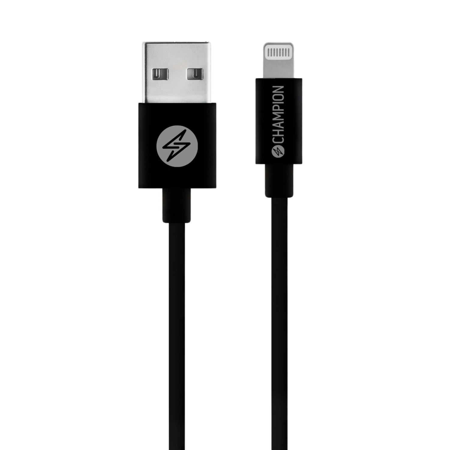 USB-A to Lightning Cable 3m Black