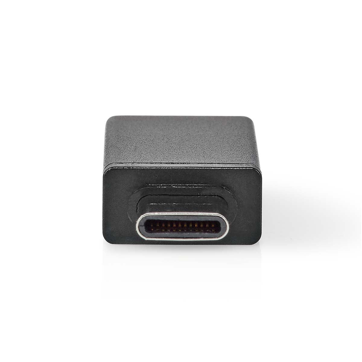 USB-C™ Adapter | USB 3.2 Gen 1 | USB-C™ Male | USB-A Female | 5 Gbps | OTG | Round | Nickel Plated | Black | Box