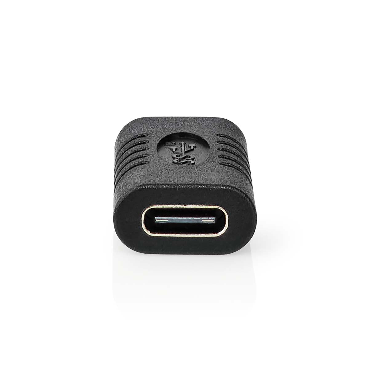 USB-C™ Adapter | USB 3.2 Gen 2 | USB-C™ Female | USB-C™ Female | 4K@60Hz | 10 Gbps | Round | Nickel Plated | Black | Envelope