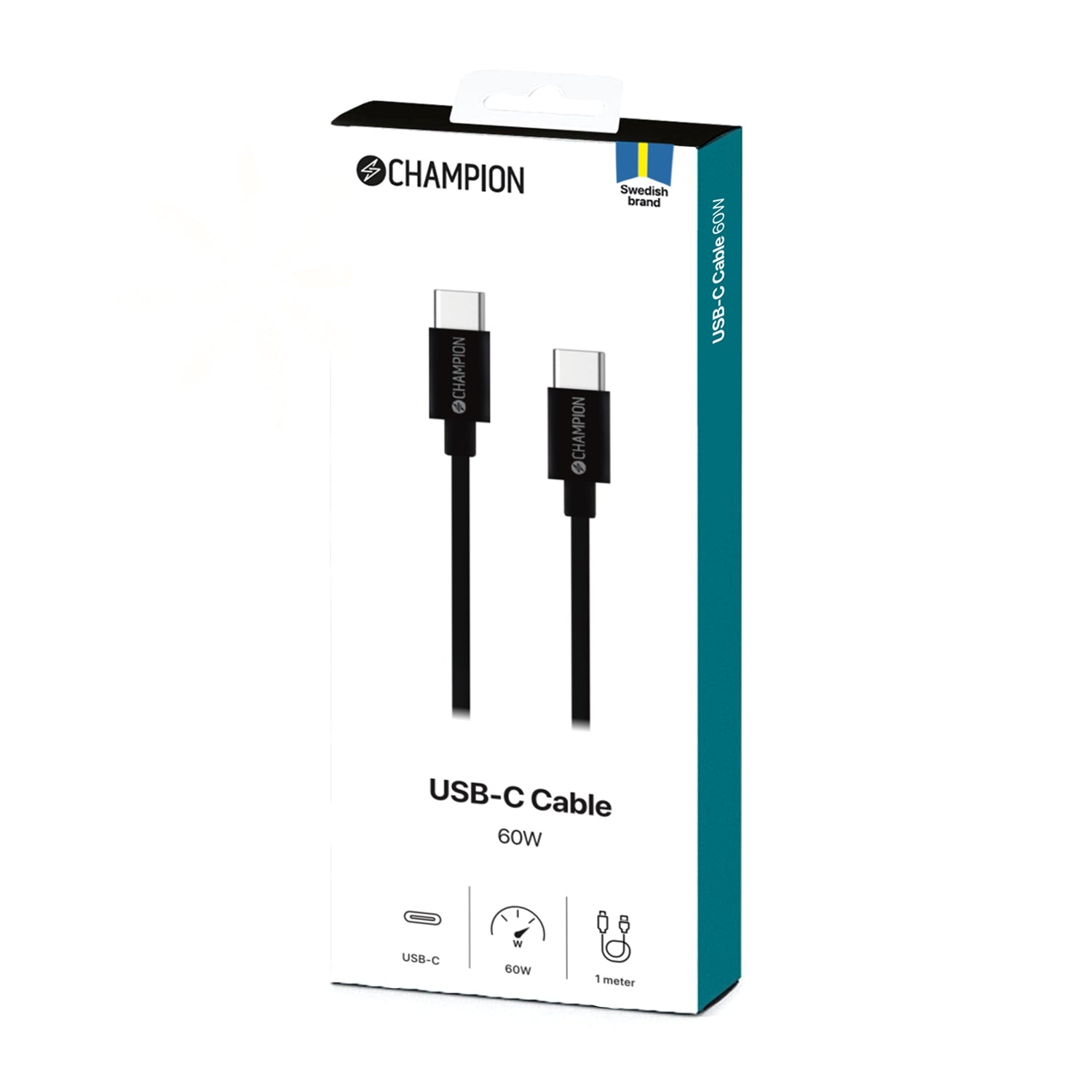 USB-C Cable 60W 1m Black