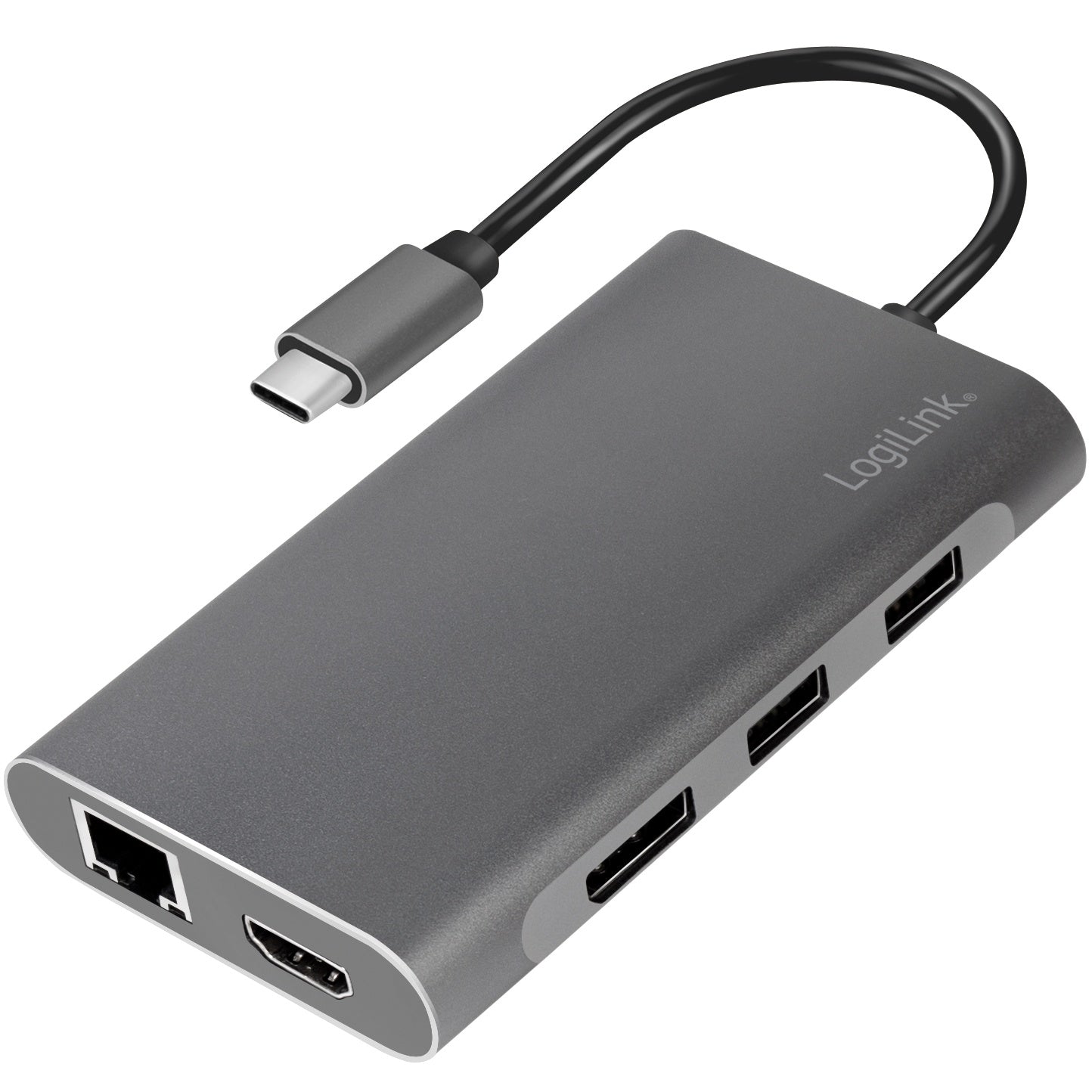 USB-C Dock 8-in-1 HDMI/DP/RJ45/USB/USB-C 100W