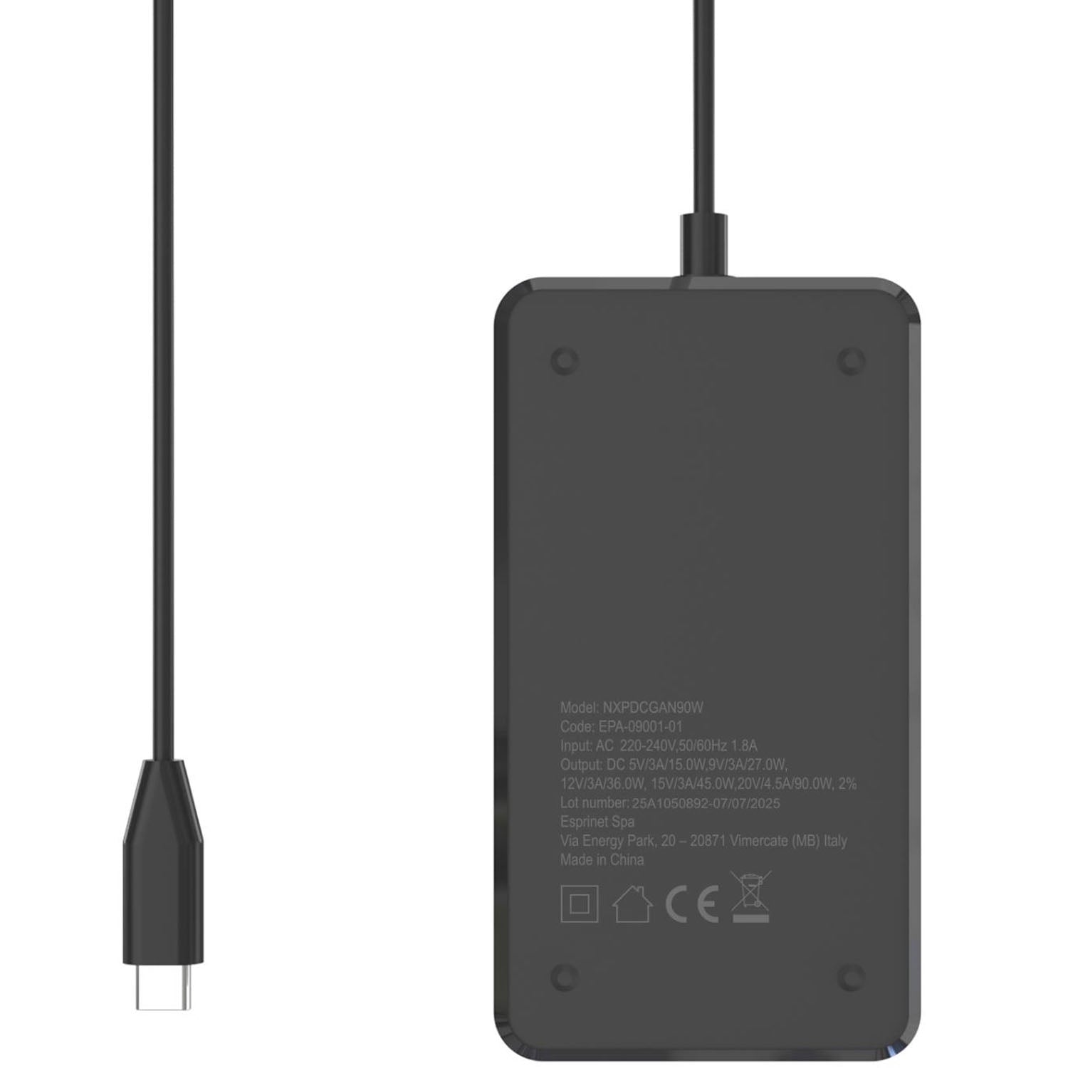USB-C Laptop Charger 90W GaN, Universal Compatibility