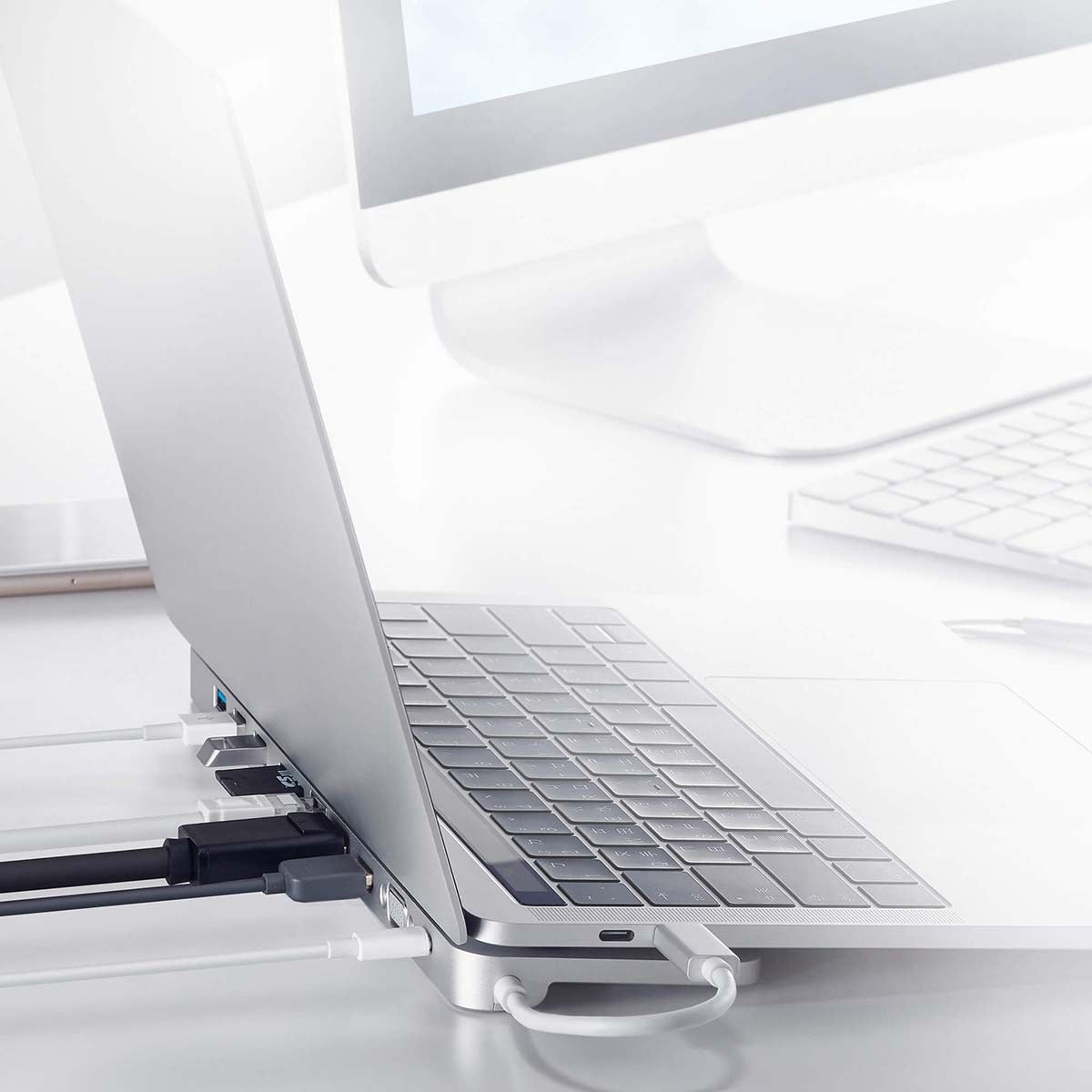 USB-C Multiport Dock with Power Pass-Thr