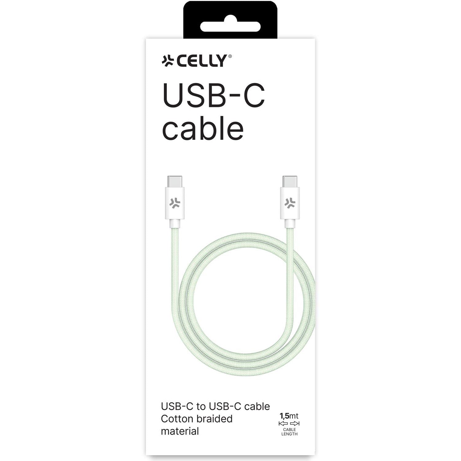 USB-C - USB-C cable 60W 1.5 m Green
