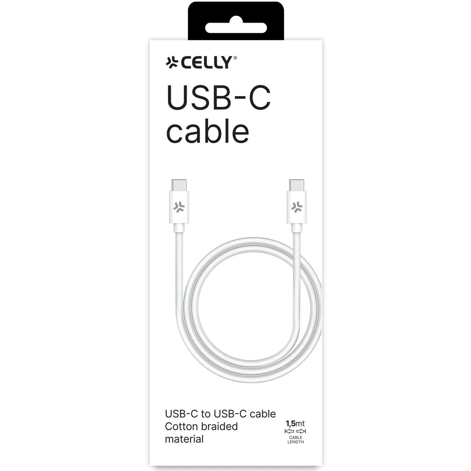USB-C - USB-C cable 60W 1.5 m White