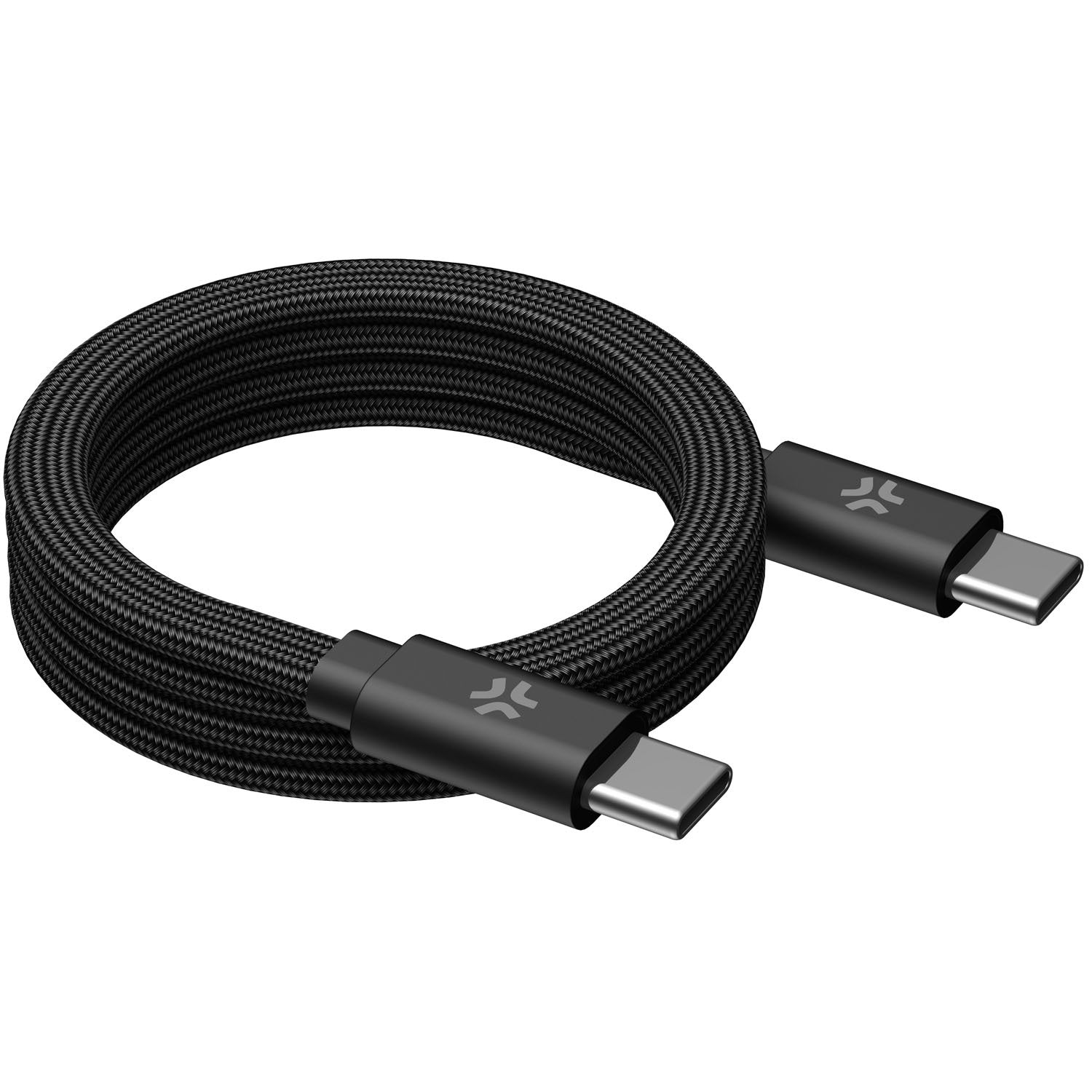 USB-C to USB-C Cable 60W, Magnetic Braided, 1m Black